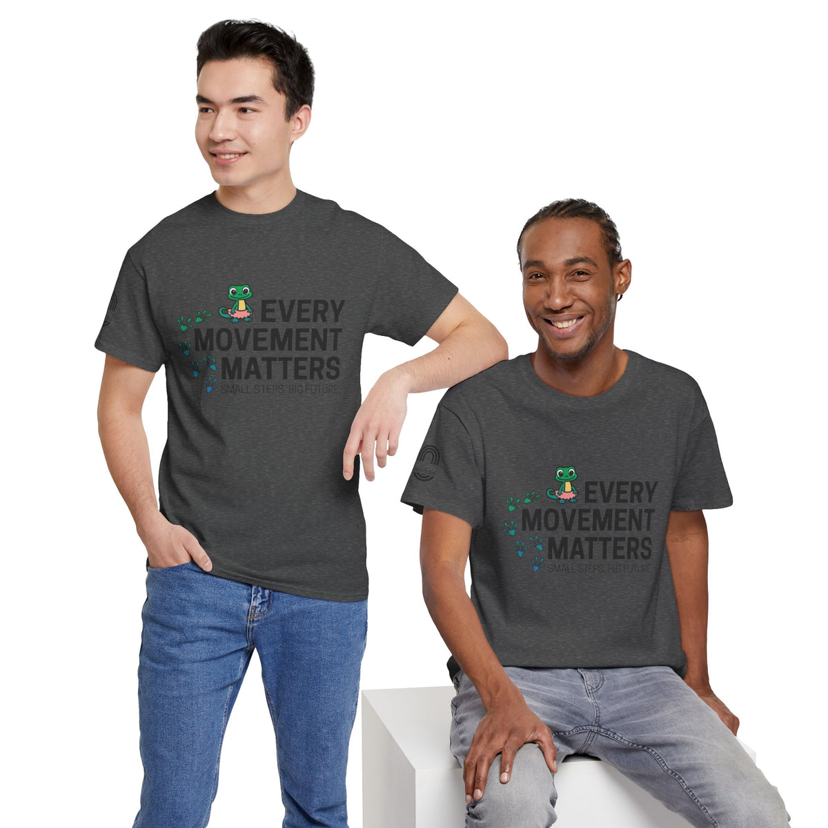 Every Movement Matters T-Shirt — 'Small Steps Big Future' Motivational Tee