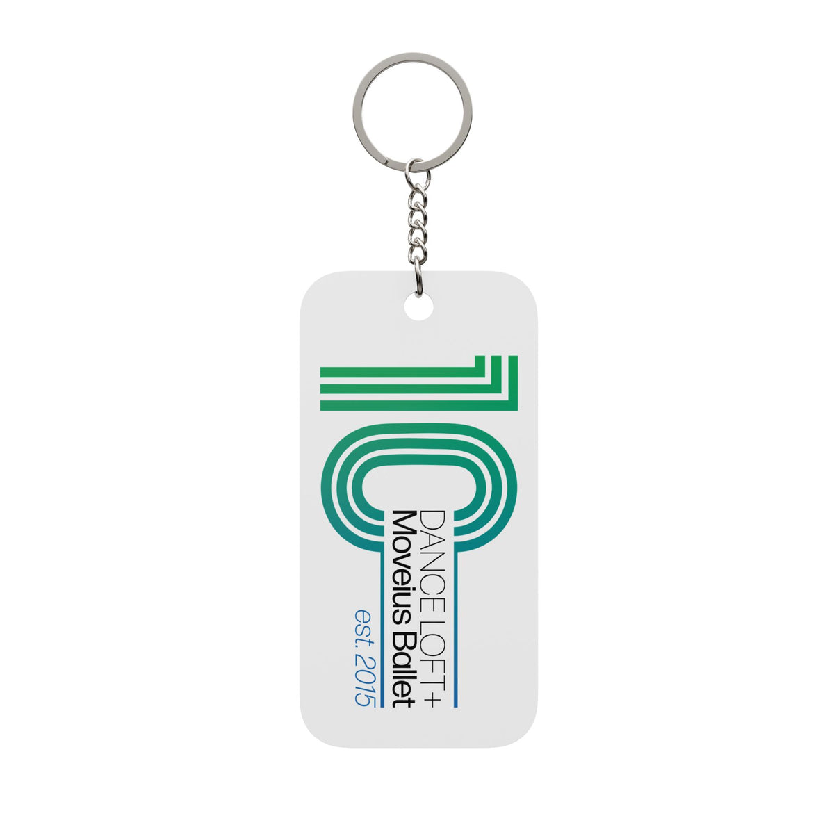 DanceLoft Movement Keychain – Double-Sided 'Every Movement Matters' Charm