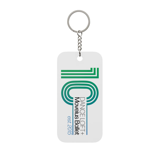 DanceLoft Movement Keychain – Double-Sided 'Every Movement Matters' Charm