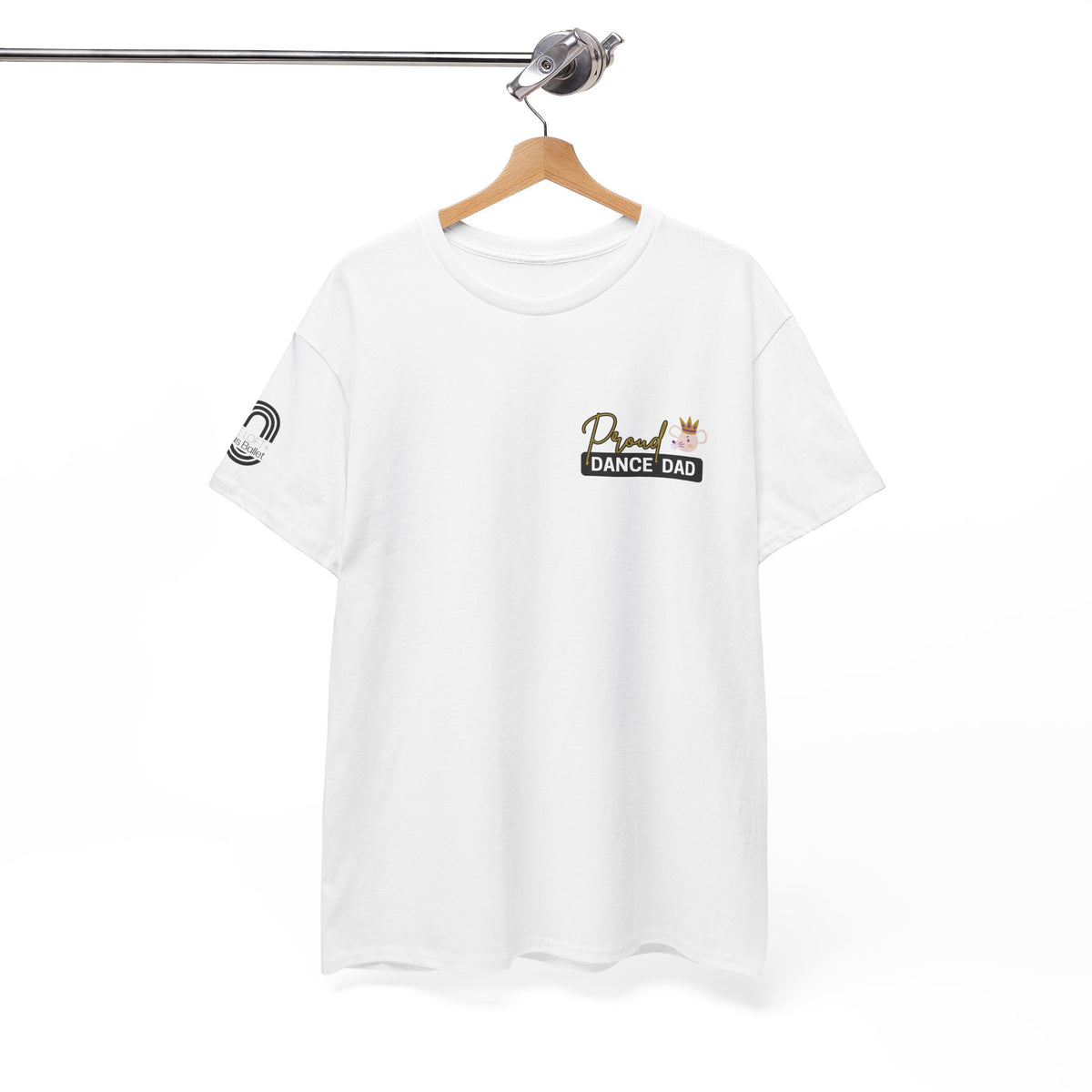 Dance Dad T‑Shirt - Proud Dance Dad Tee with Dance Loft + Moveius Logo