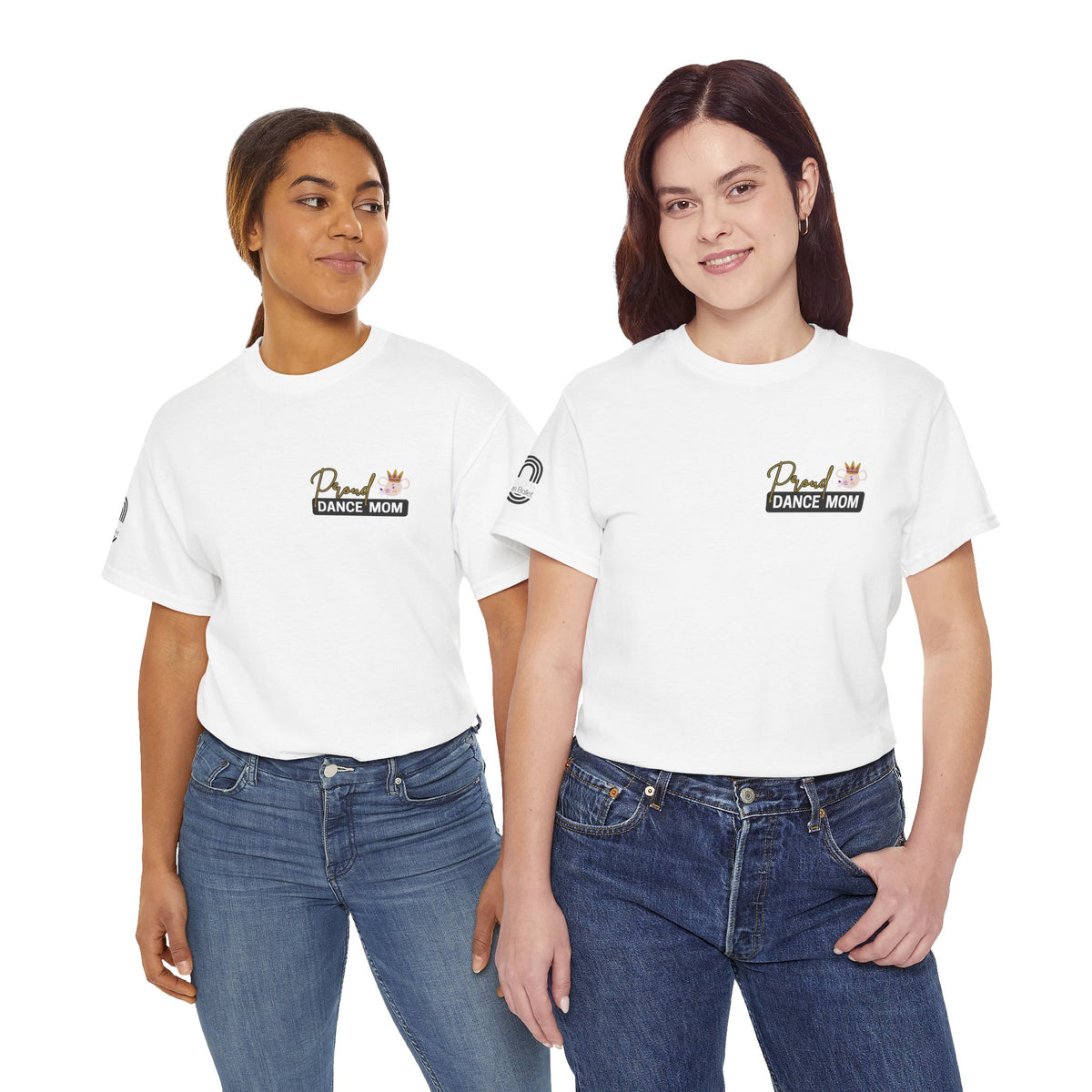 Dance Mom T-Shirt — Proud Dance Mom Tee with Crown Accent