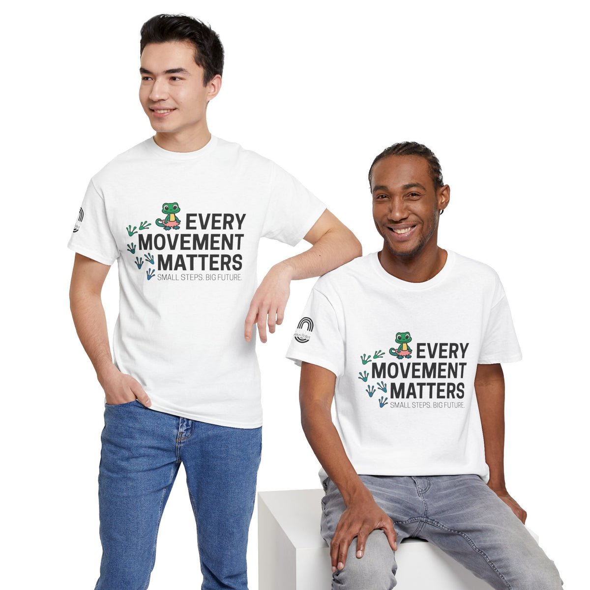Every Movement Matters T-Shirt — 'Small Steps Big Future' Motivational Tee