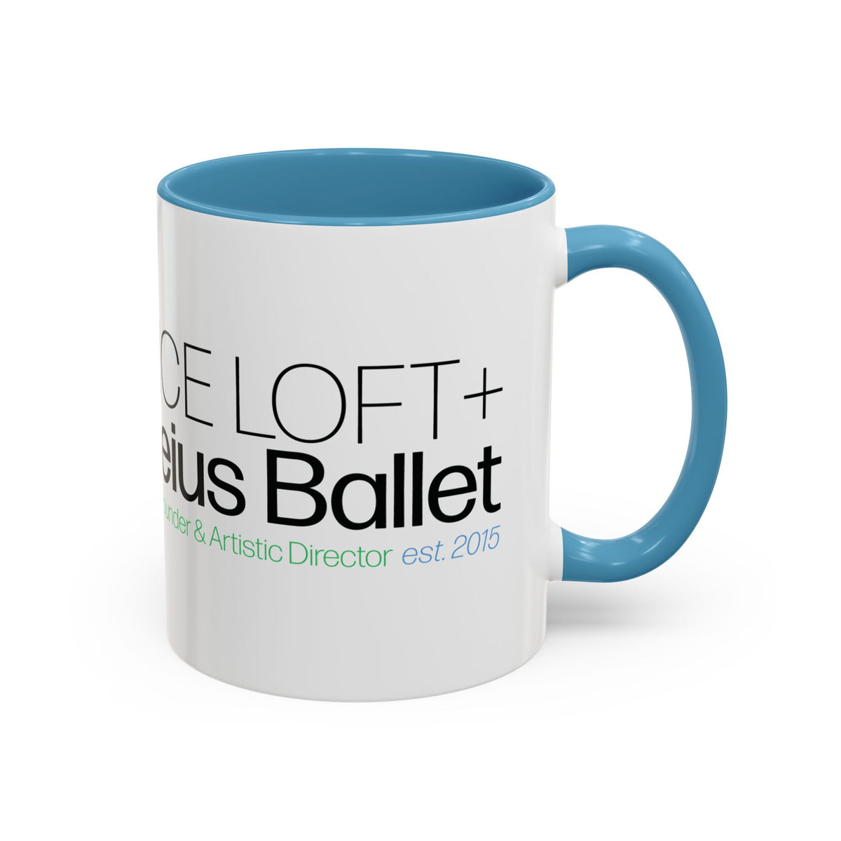Dance Loft Moveius Ballet Accent Coffee Mug — Dance Studio Logo Coffee Cup (11/15oz)