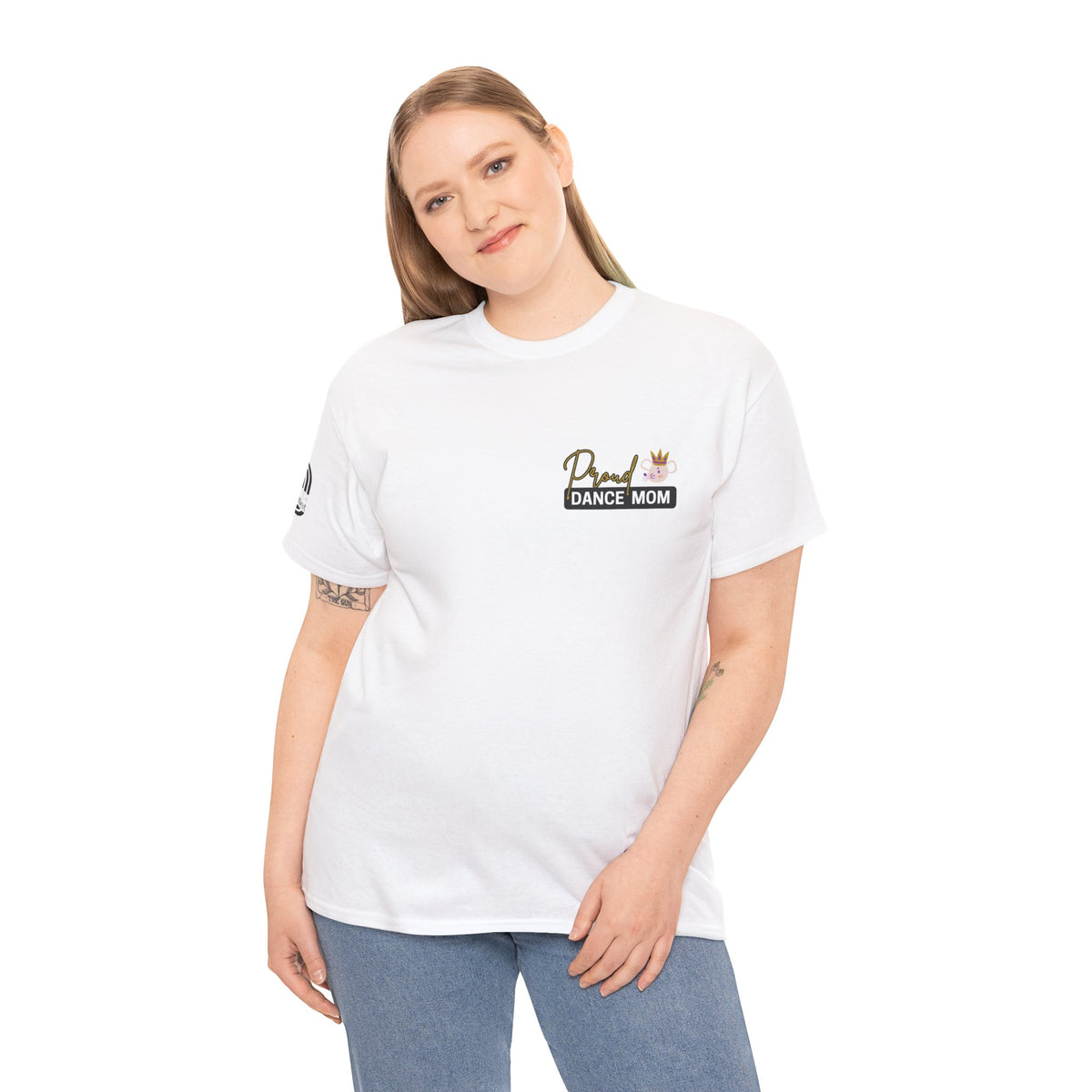 Dance Mom T-Shirt — Proud Dance Mom Tee with Crown Accent
