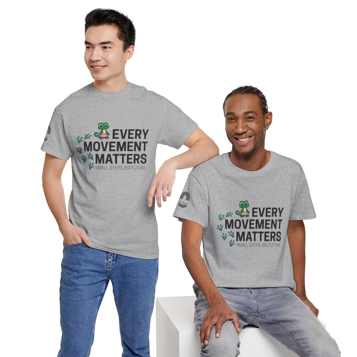 Every Movement Matters T-Shirt — 'Small Steps Big Future' Motivational Tee