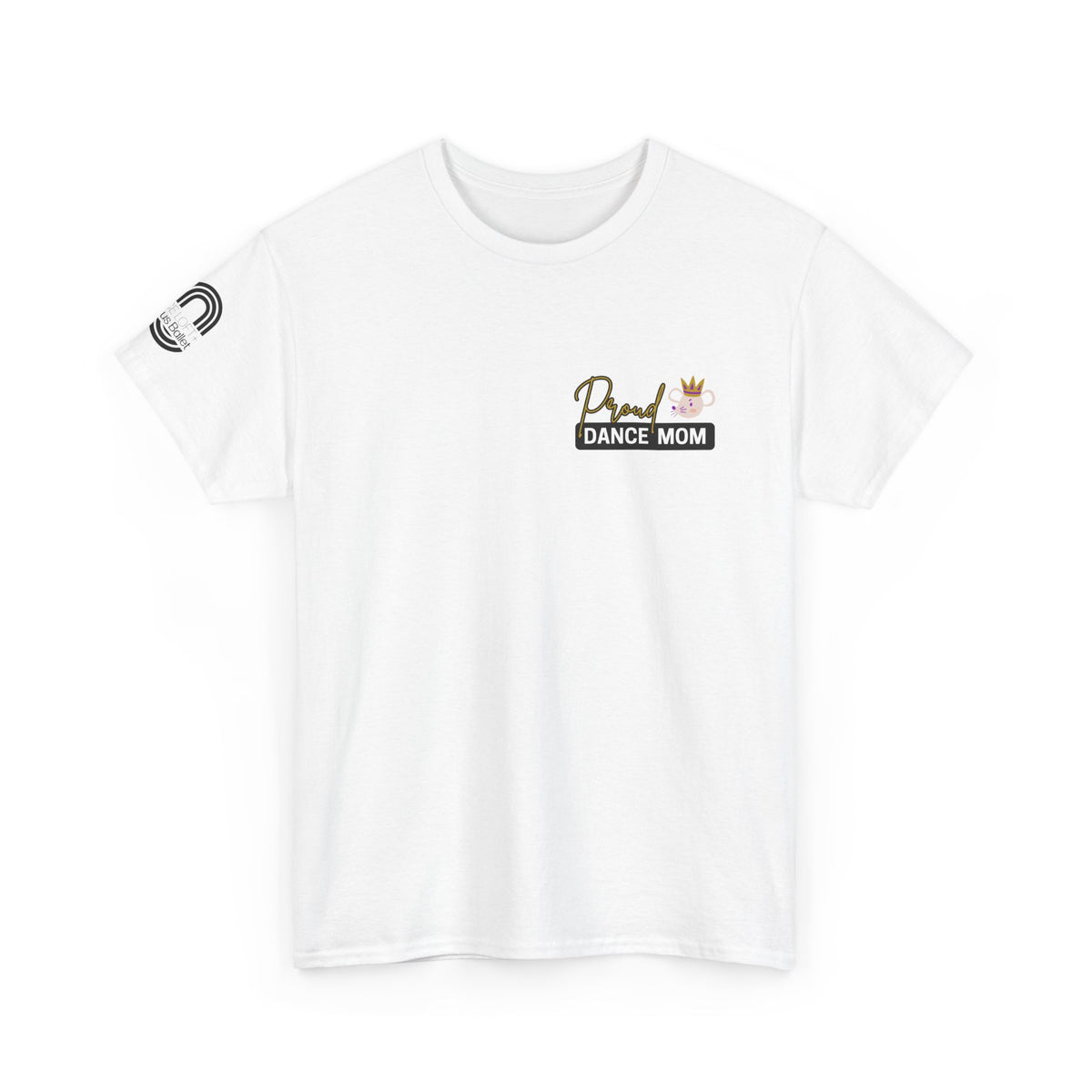 Dance Mom T-Shirt — Proud Dance Mom Tee with Crown Accent