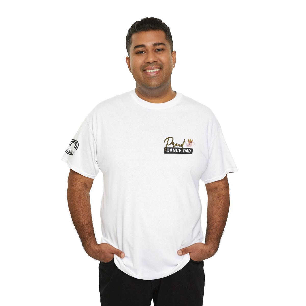 Dance Dad T‑Shirt - Proud Dance Dad Tee with Dance Loft + Moveius Logo