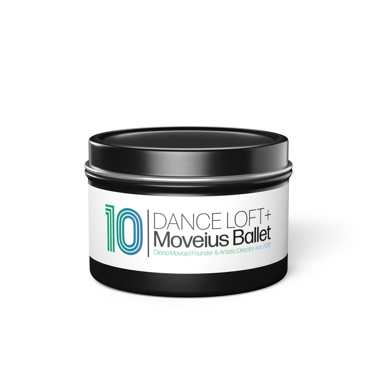 Tin Candle — Dance Loft Moveius Ballet 10th Anniversary Scented Tin