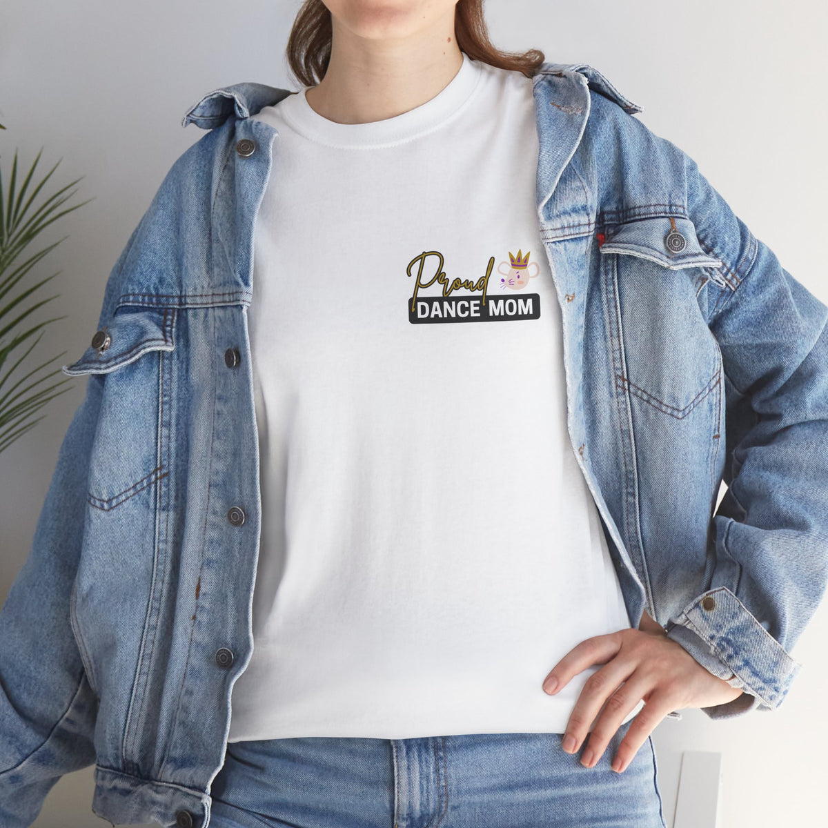 Dance Mom T-Shirt — Proud Dance Mom Tee with Crown Accent